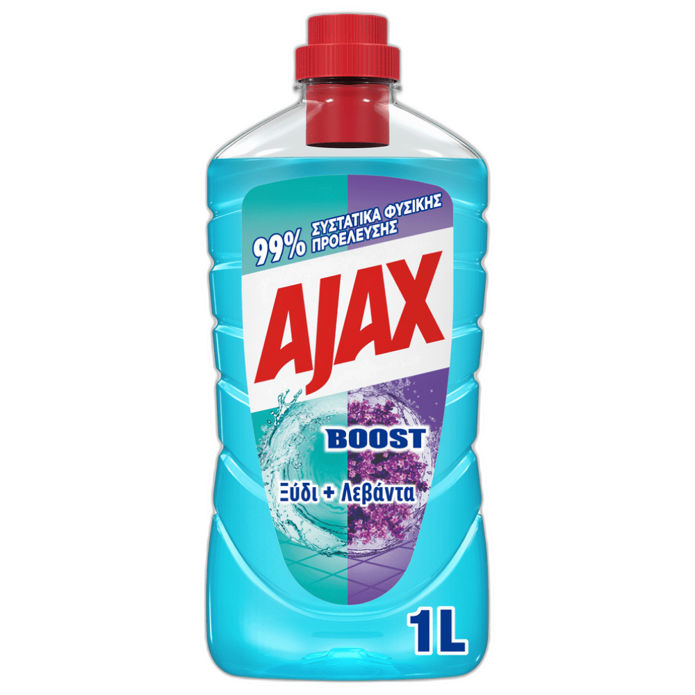 Ajax Boost Ξίδι και Λεβάντα Καθαριστικό Πατώματος 1000ml