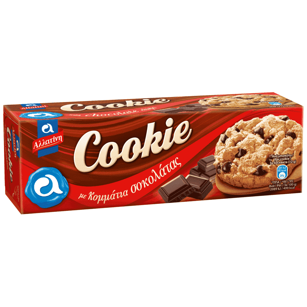 Αλλατίνη Cookie Μπισκότα Σοκολάτα 175gr