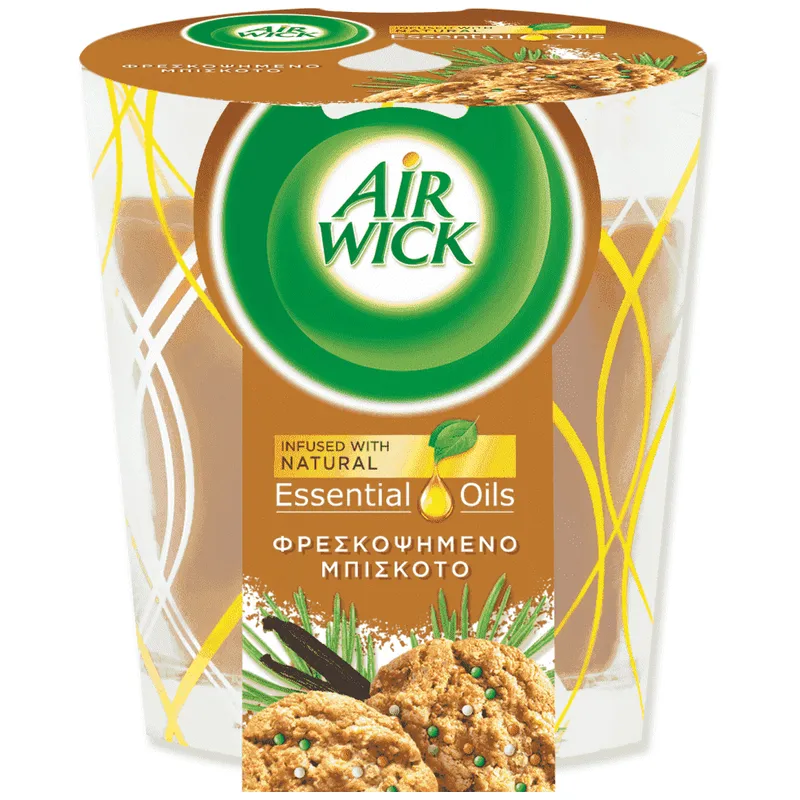 Airwick Αρωματικό Κερί Φρεσκοψημένο Μπισκότο