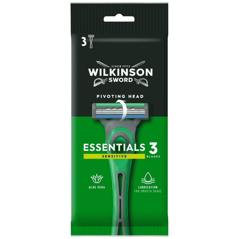 Wilkinson Essentials 3 Sensitive Ξυραφάκια Μία Χρήσης 3τεμ