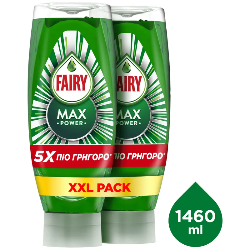 Fairy Max Power Υγρό Πιάτων Κανονικό 1,46L