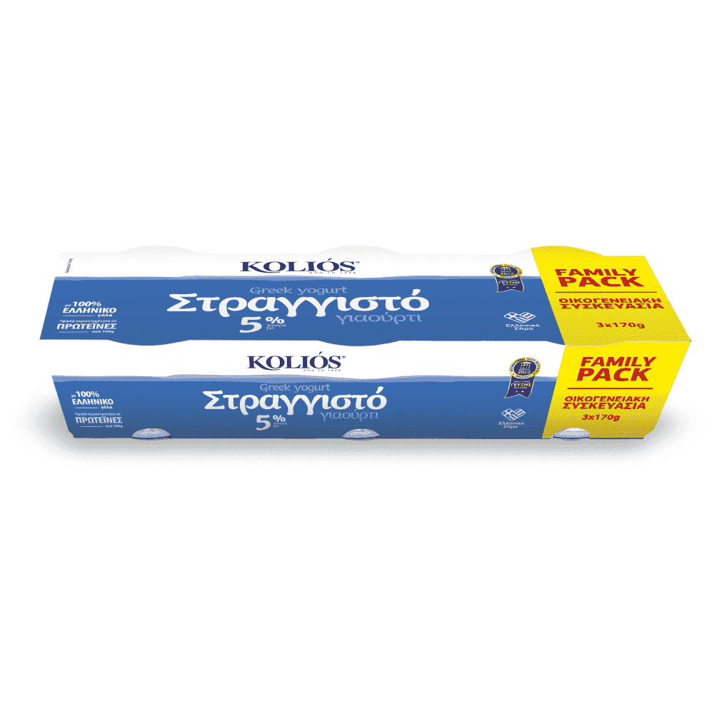 Κολιός Γιαούρτι Στραγγιστό 5% 3x170gr