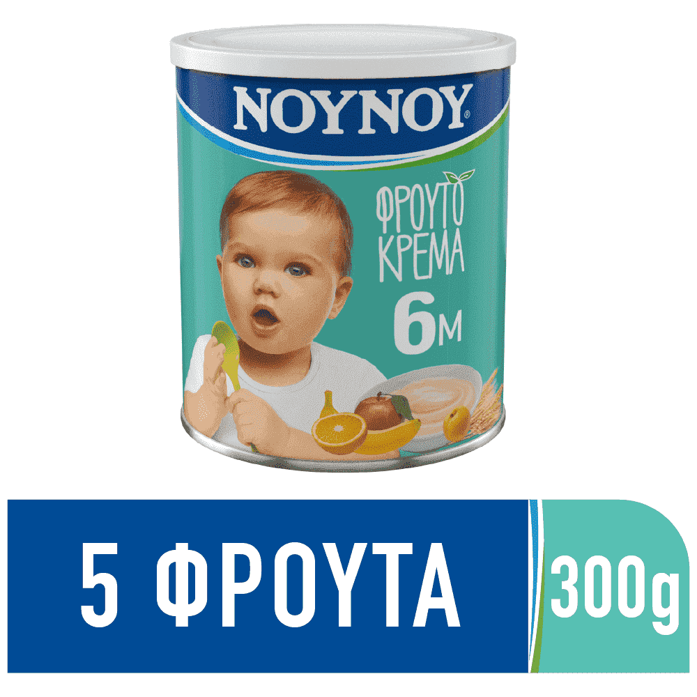 ΝΟΥΝΟΥ Φρουτόκρεμα 5 Φρούτα 300gr