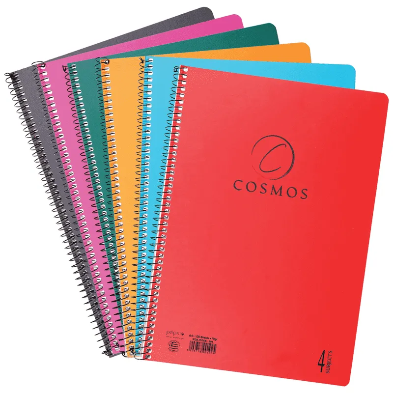 Τετράδιο Cosmos Σπιράλ Α4 4 Θέματα