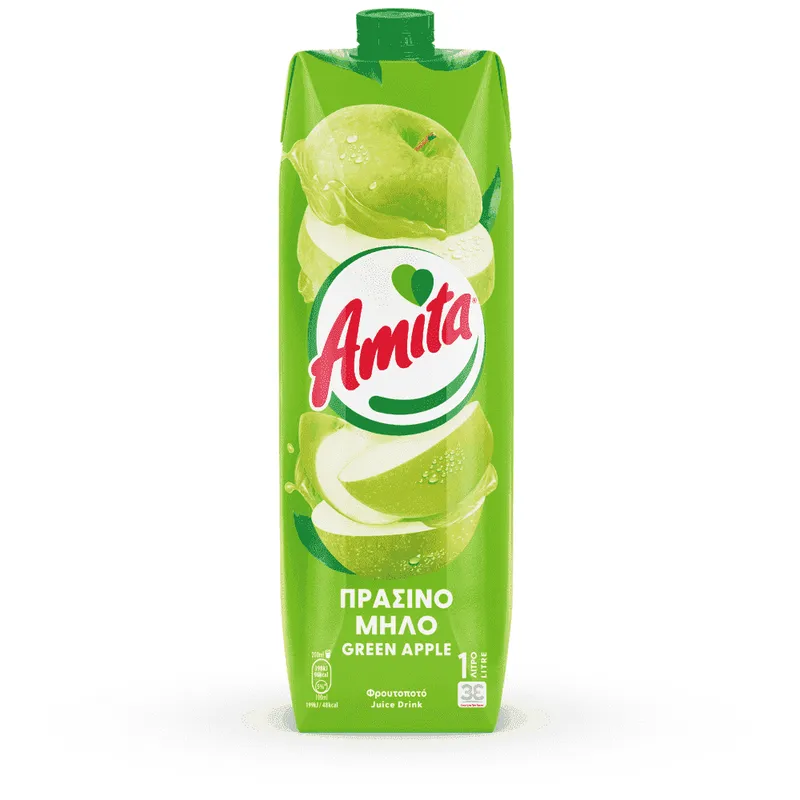 Amita Φρουτοποτό Πράσινο Μήλο 1lt