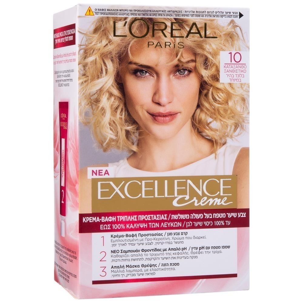 L'OREAL Excellence Cream No10 Κατάξανθο Ξανθιστικό 48ml