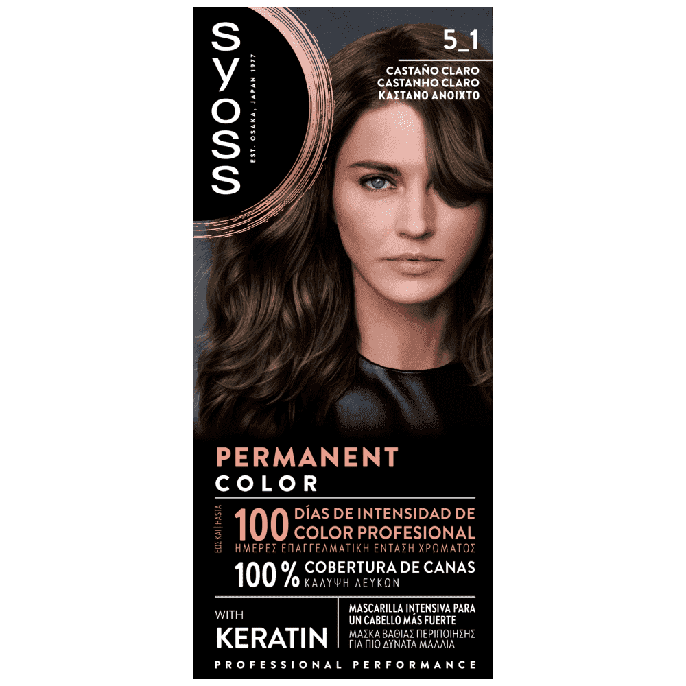 Syoss Color Βαφή Μαλλιών Νο 5-1 Καστανό Ανοιχτό 50ml