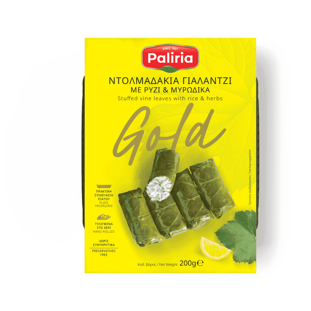 Paliria Ντολμαδάκια Με Ρύζι & Μυρωδικά Πιάτο 200gr