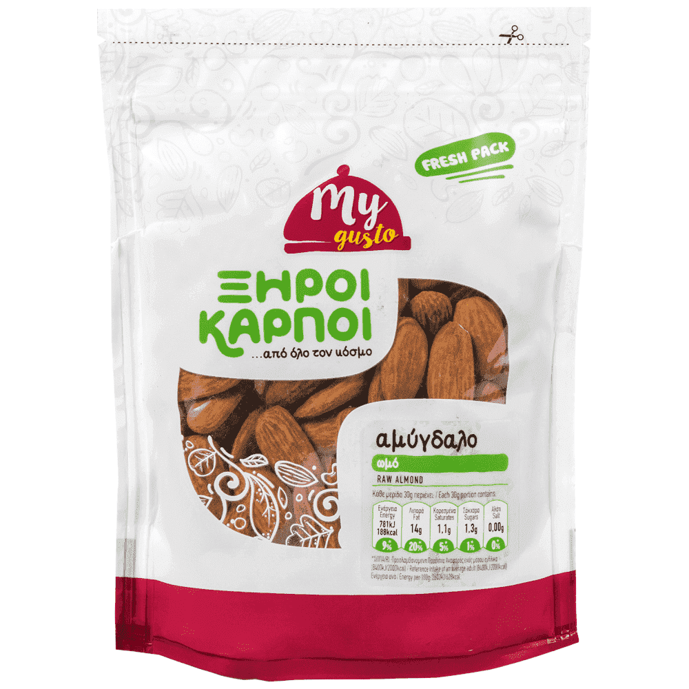 My Gusto Αμύγδαλο Ωμό Ελληνικό 200gr