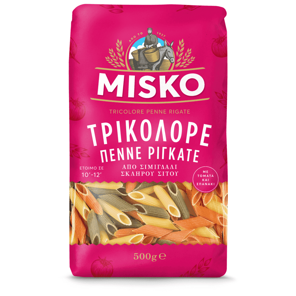 Misko Πέννε Ριγκάτε Τρικολόρε 500gr