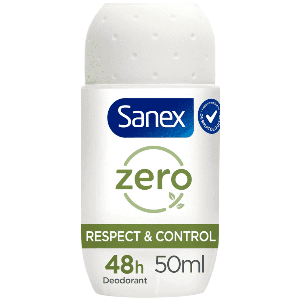 Sanex Zero% Respect & Control Αποσμητικό Roll-on 50ml