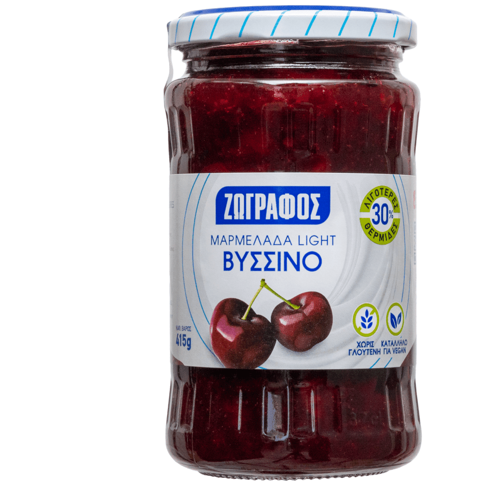 Ζωγράφος Μαρμελάδα Με Φρουκτόζη Βύσσινο 415gr