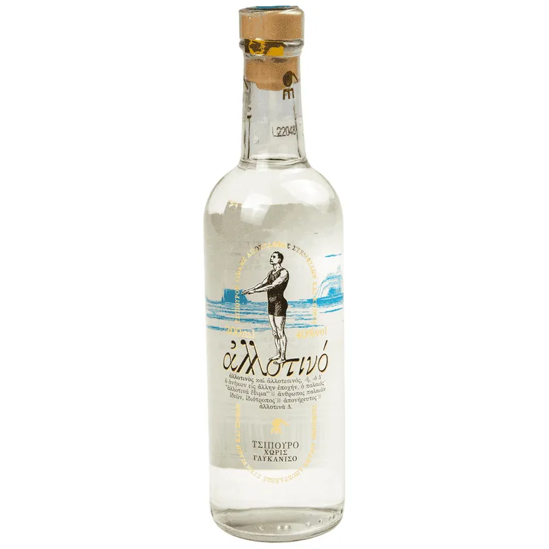 Αλλοτινό Τσίπουρο Χωρίς Γλυκάνισο 40% 200ml