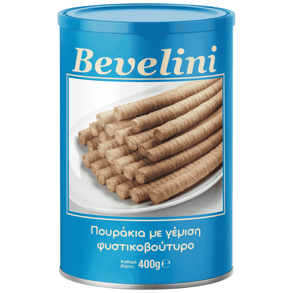 Bevelini Πουράκι Με Φυστικοβούτυρο 400gr