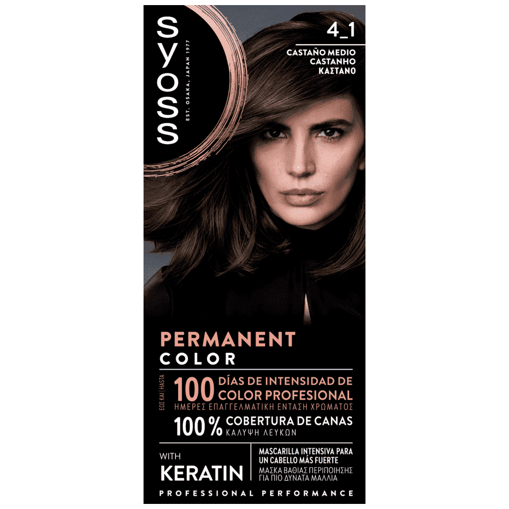 Syoss Color Βαφή Μαλλιών Νο 4-1 Καστανό 50ml