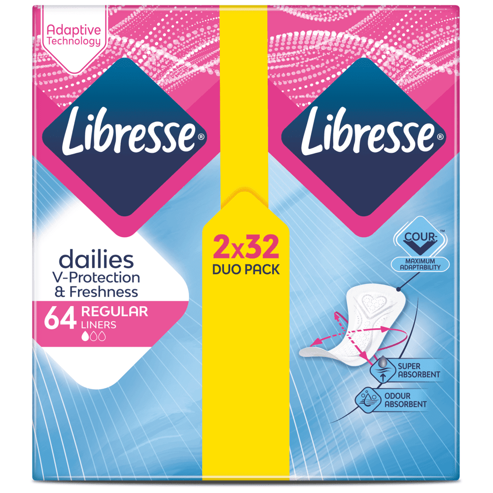 Libresse Σερβιετάκια Dailyfresh Normal 64τεμ