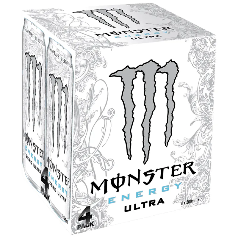 Monster Ultra Zero 500ml 4τεμ