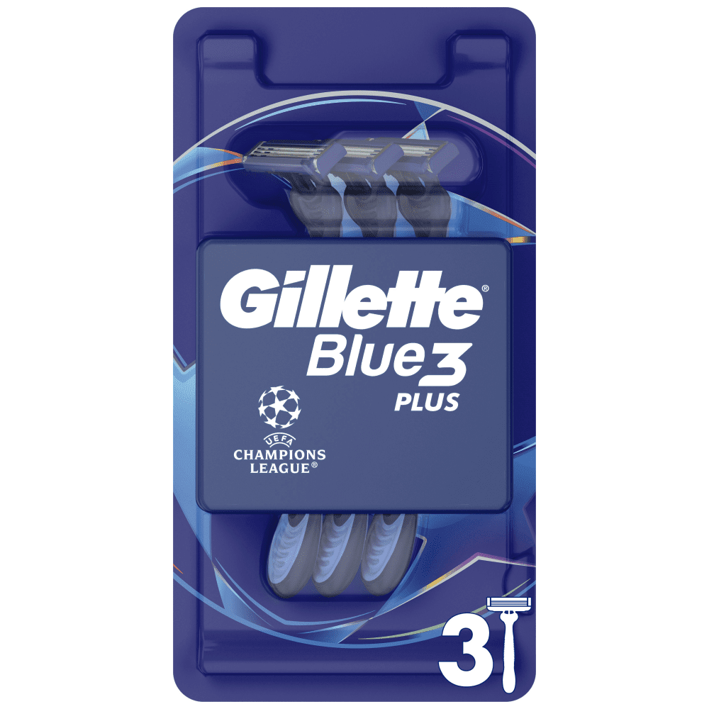 Gillette Blue 3 Plus Comfort Ξυραφάκια Μιας Χρήσης 3τεμ