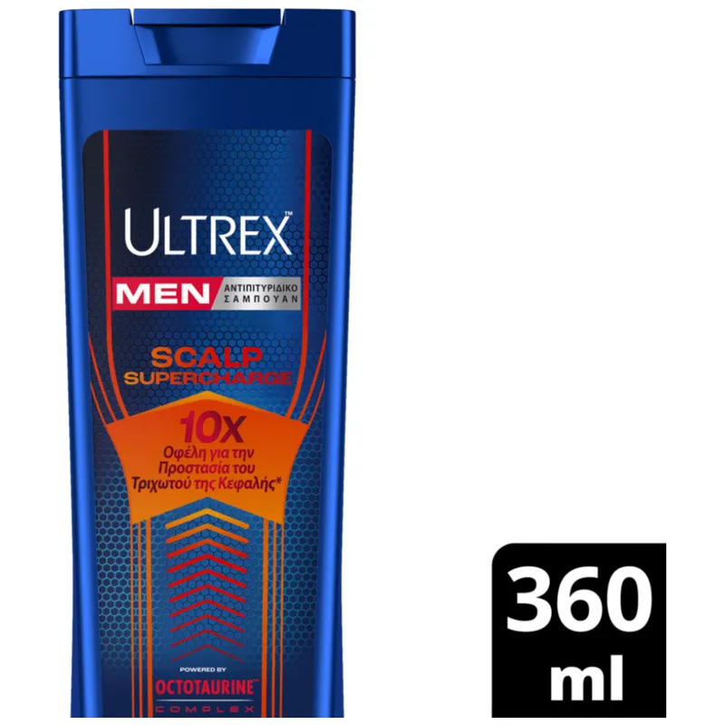 Ultrex Men Σαμπουάν Scalp Supercharge 360ml