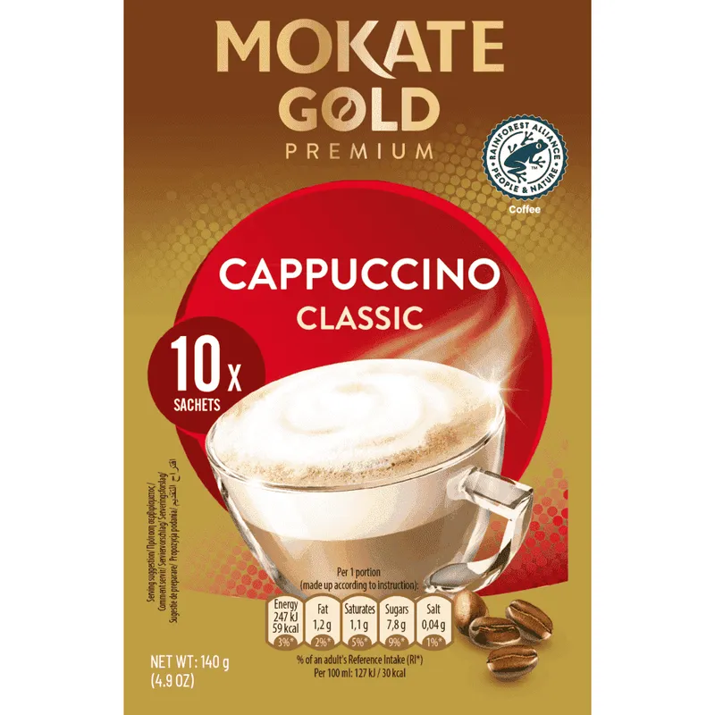 Mokate Cappuccino 10 Φακέλων 14gr