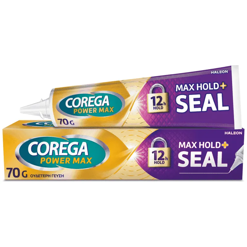 Corega Max Κρέμα Οδοντοστοιχίας Seal 70gr