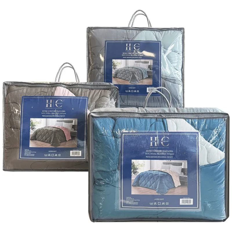 Home Comfort Premium Πάπλωμα Micro Διαφ Χρώματα 220x240cm 300gsm