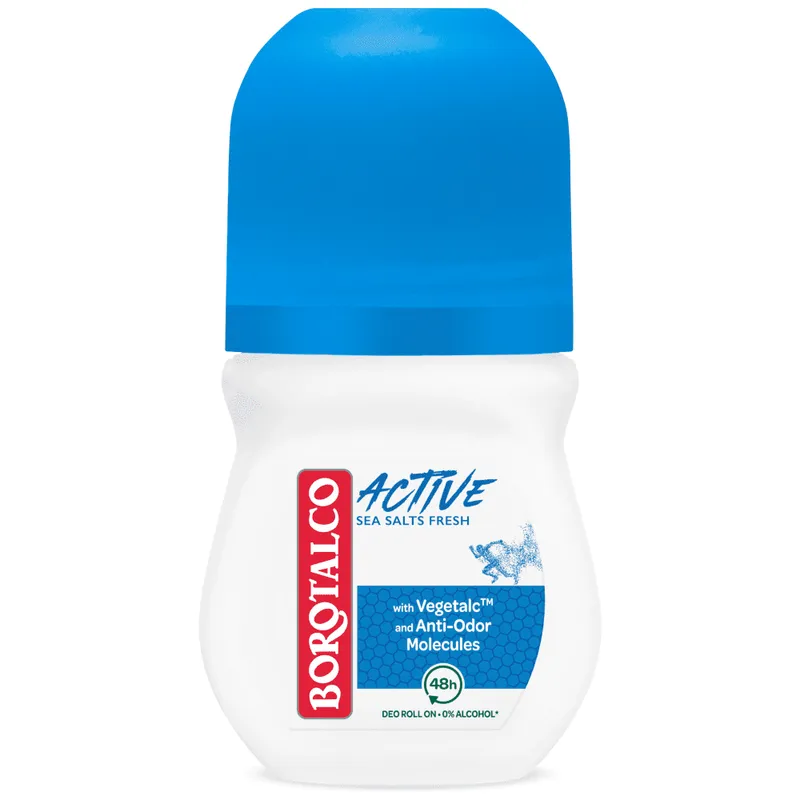 Borotalco Active Sea Salts Fresh Αποσμητικό Roll On 50ml