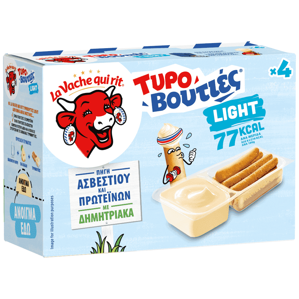 La Vache Qui Rit Light Τυροβουτιές 140gr