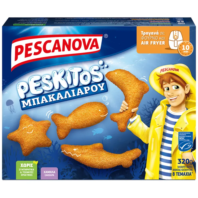 Pescanova Peskitos Μπακαλιάρου Κατεψυγμένα 320gr