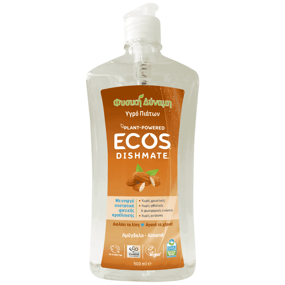 Ecos Υγρό Πιάτων Αμύγδαλο 500ml