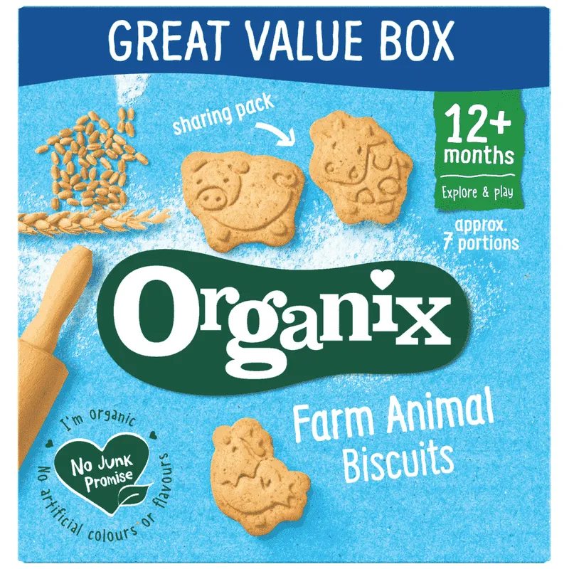 Organix Μπισκότα Animal Bio 100gr