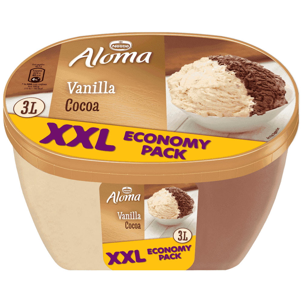 Aloma XXL Βανίλια - Σοκολάτα 1,455gr 3lt