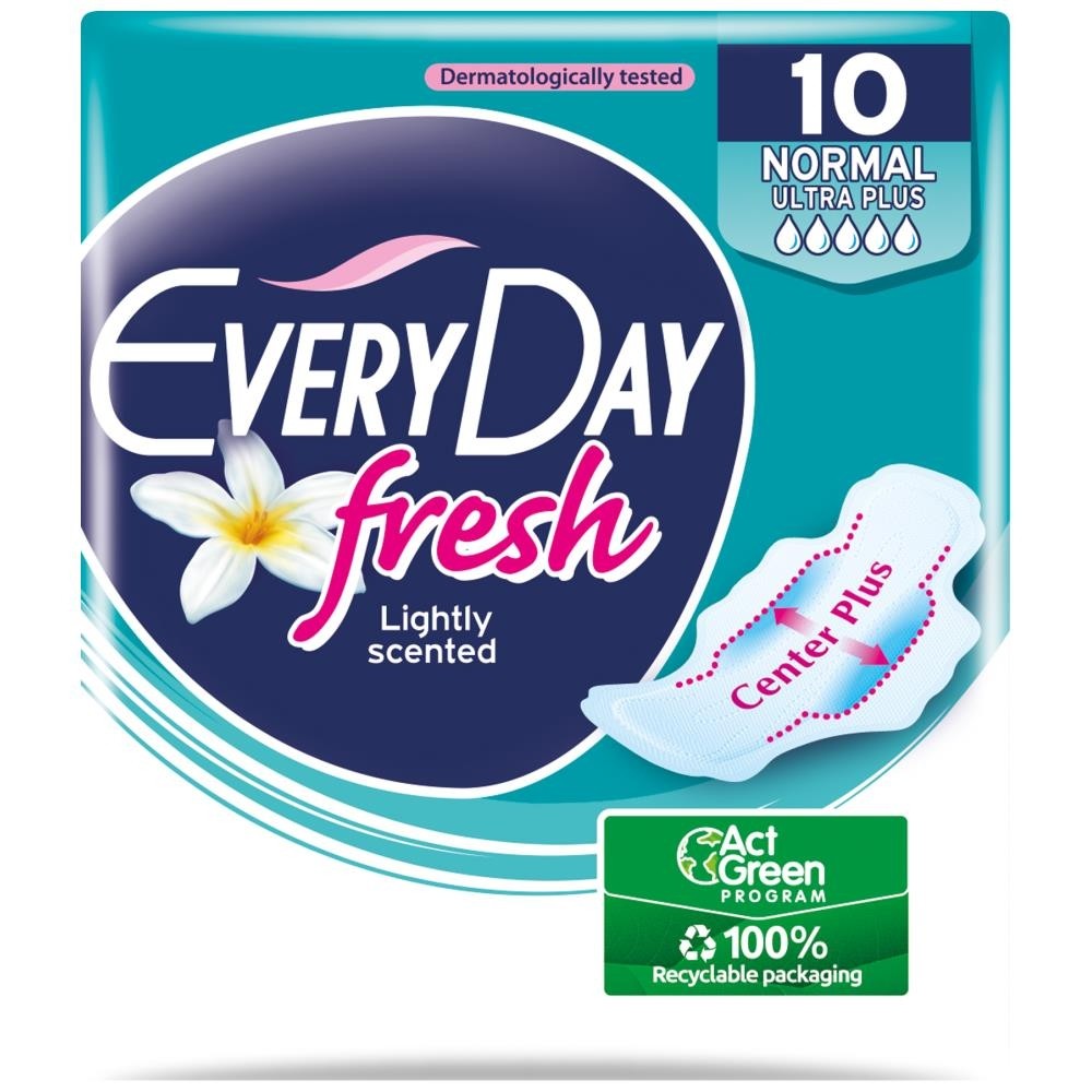Everyday Σερβιέτες Fresh Ultra Plus Normal 10τεμ