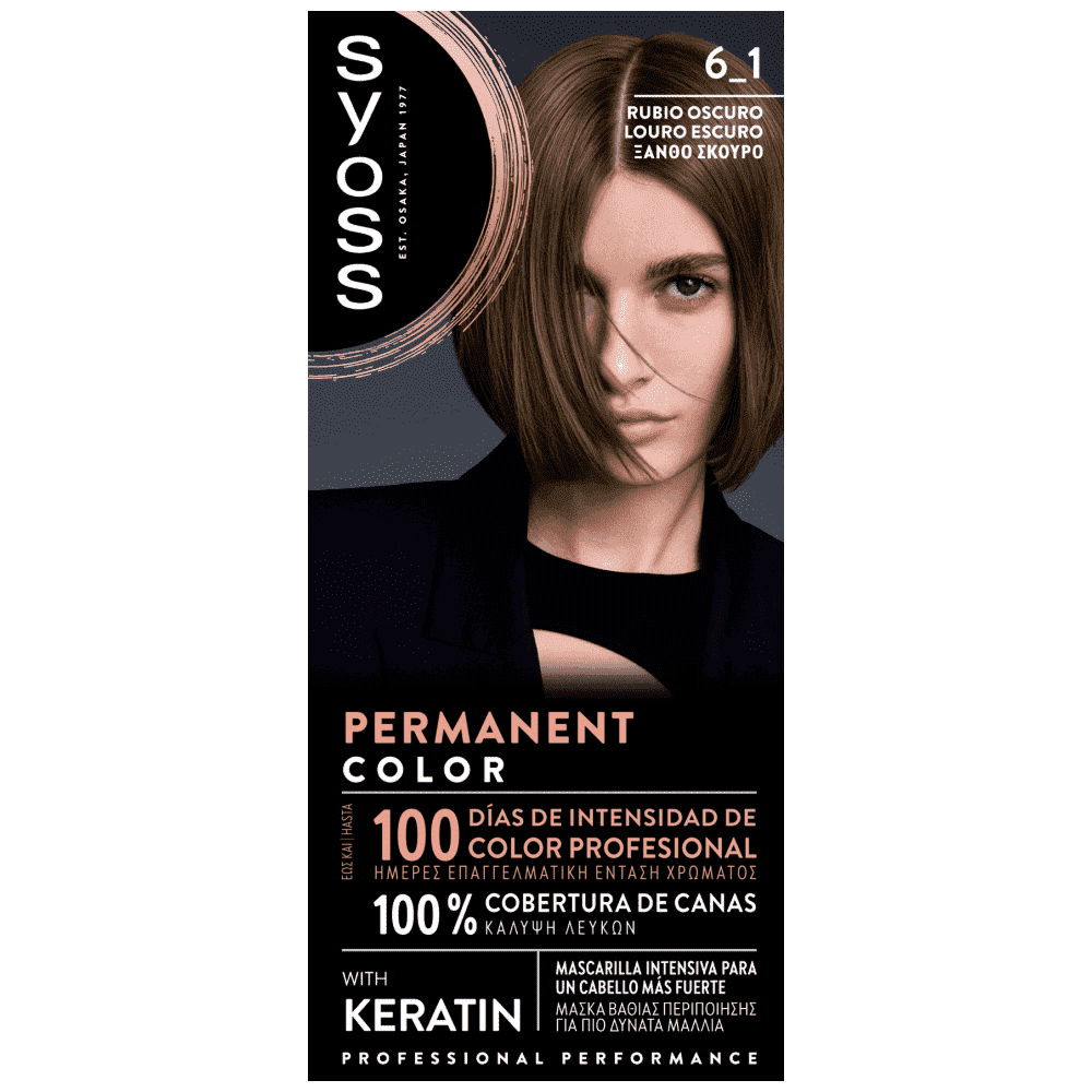 Syoss Color Βαφή Μαλλιών Νο 6-1 Ξανθό Σκούρο 50ml