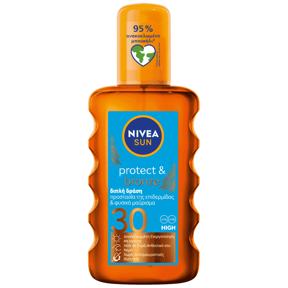 Nivea Sun Protect & Bronze Oil SPF30 200ml