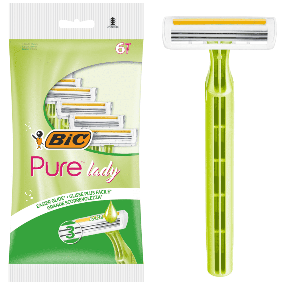 BIC Pure 3 Lady Ξυριστική Μηχανή Μίας Χρήσης 4τμχ