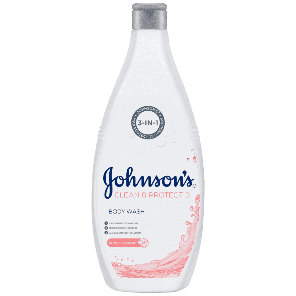 Johnson's Clean & Protect 3 Almond Αφρόλουτρο 750ml