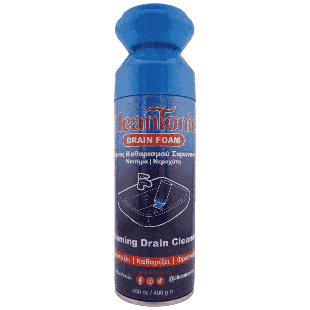 Cleantonic Αφρός Καθαριστικό Σιφωνιών 450ml