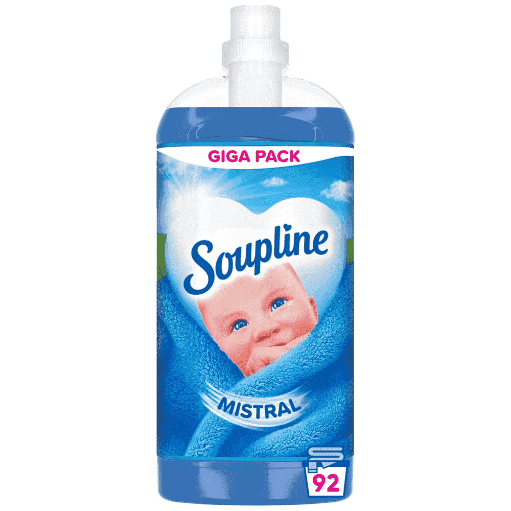 Soupline Μαλακτικό Giga Pack Συμπυκνωμένο με Mistral 92μεζ. 1,932lt
