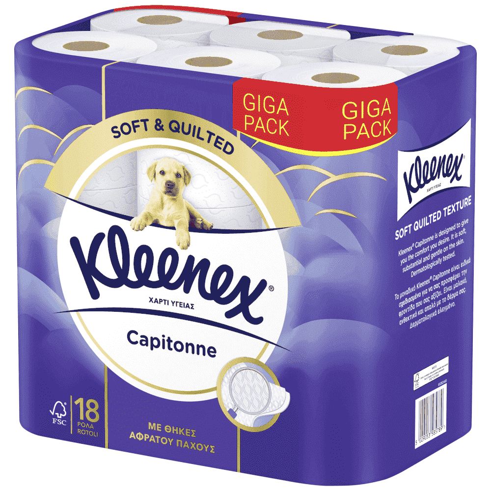 Kleenex Capitonne Χαρτί Υγείας 18άρι 1,268kg