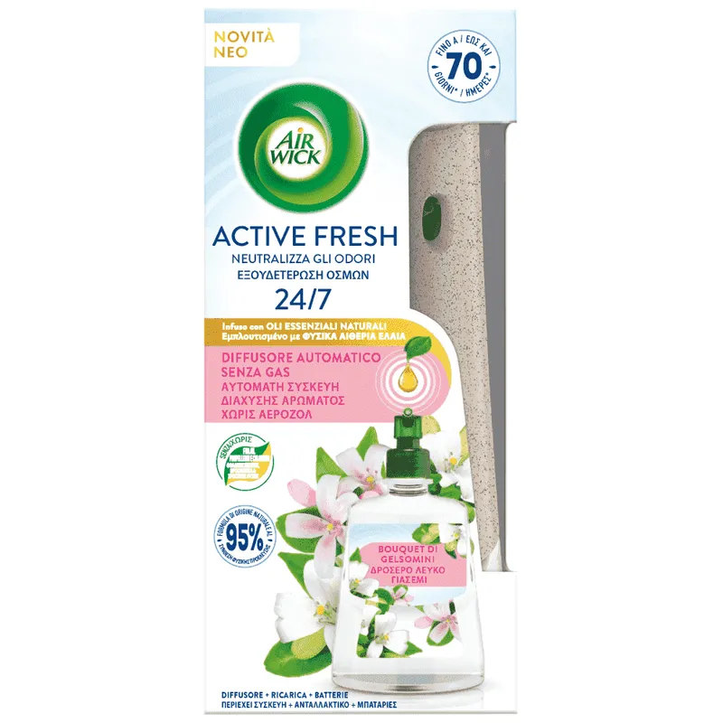 Airwick Active Fresh Δροσερό Λευκό Γιασεμί Συσκευή