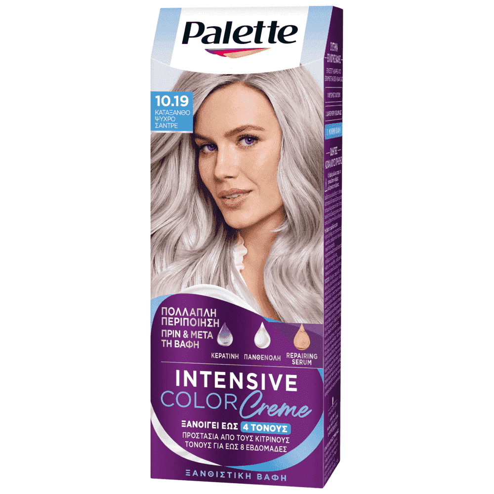 Palette Semi Set Βαφή Κατάξανθο Ψυχρό Σαντρέ Ν. 10.19