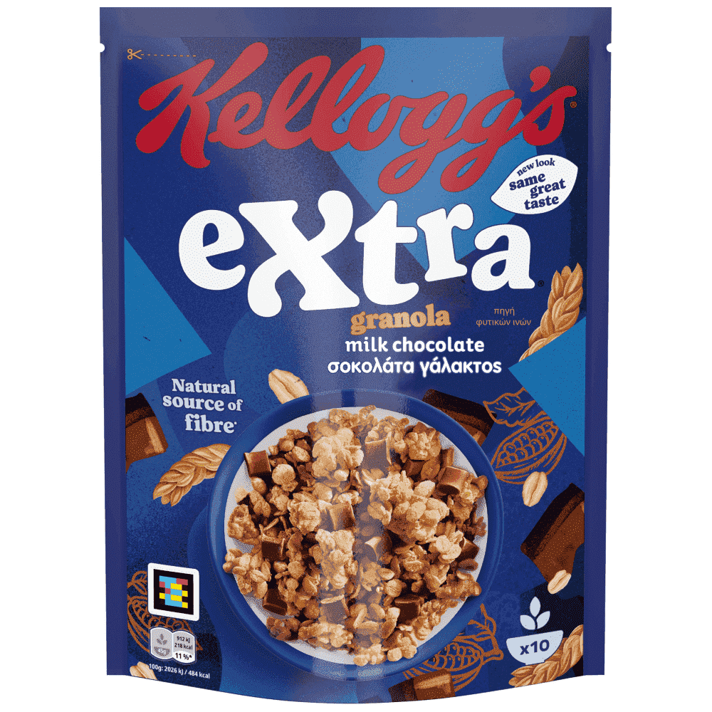 Kellogg's Extra Δημητριακά Milk Chocolate 450gr