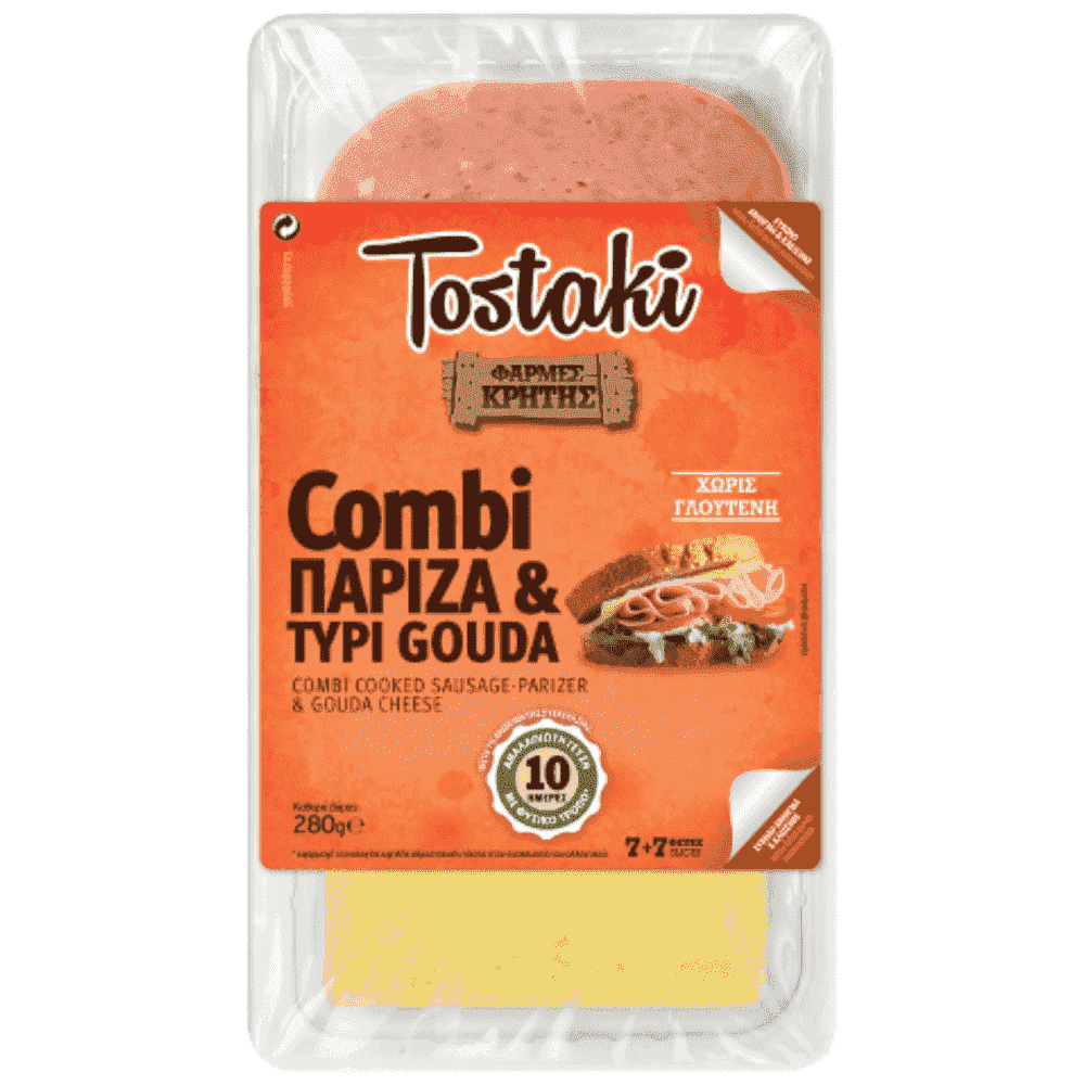 Tostaki Combi Πάριζα & Gouda 280gr