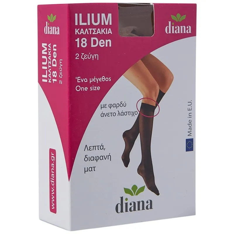 Diana Ilium 18Den Καλτσάκια Καραμελέ 2τεμ