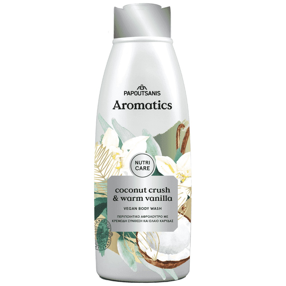 Papoutsanis Aromatics Αφρόλουτρο Nutri Care Crush & Warm Vanil 600ml