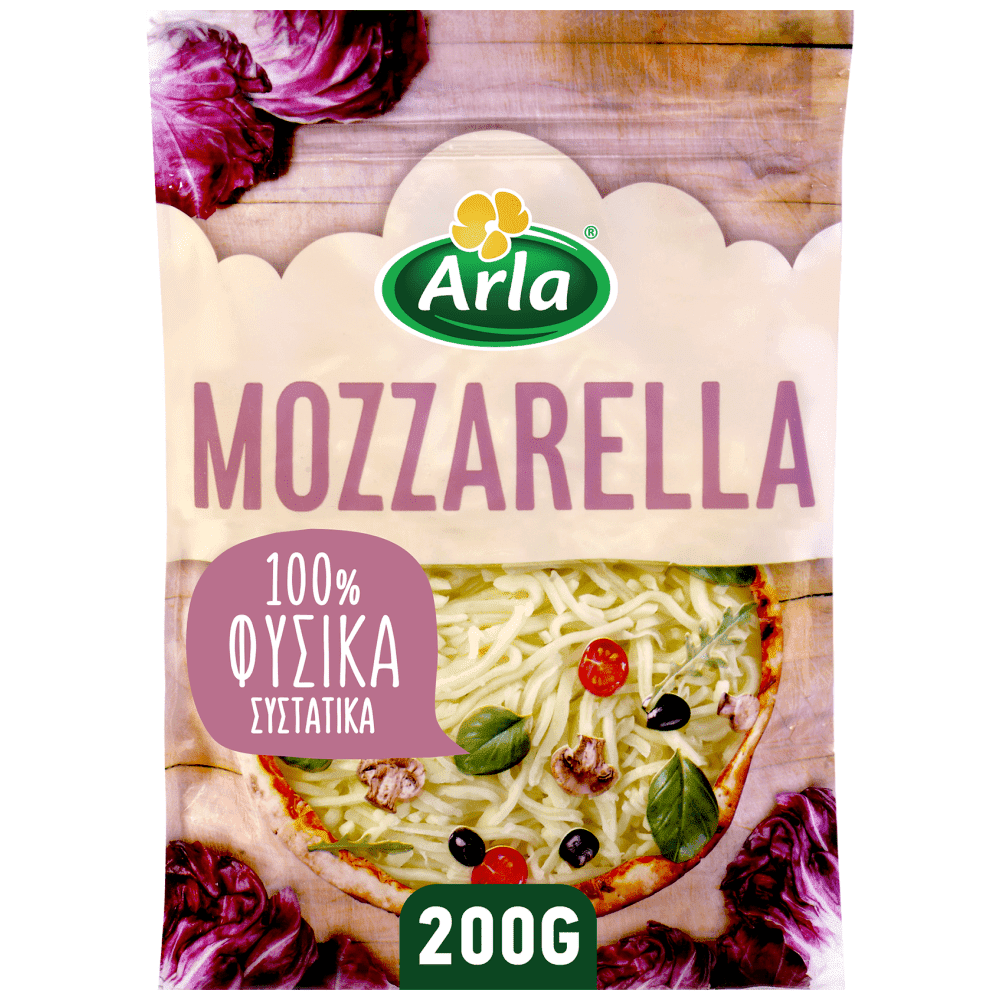 Arla Mozzarella Δανίας Τριμμένη 200gr