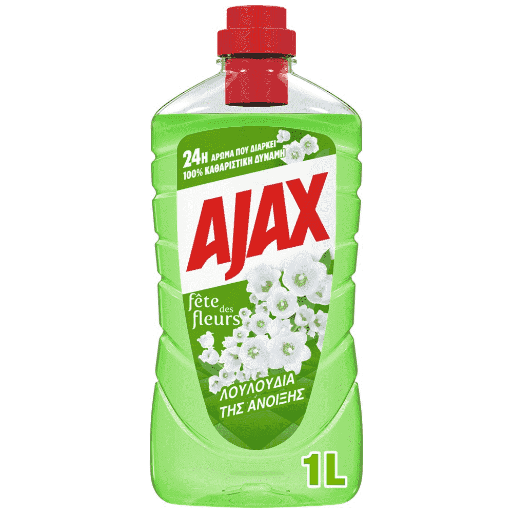 Ajax Γιορτή Λουλουδιών Λουλούδια της Άνοιξης Καθαριστικό Πατώματος 1000ml