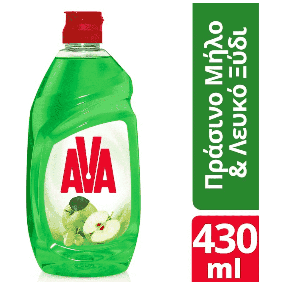 Ava Action Ξίδι & Μήλο Υγρό Πιάτων 430ml