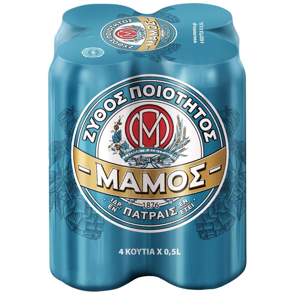 Μάμος Μπίρα Pilsner Κουτί 4x500ml